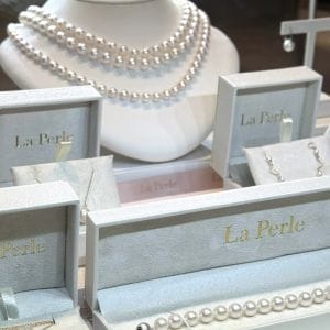 6.5-7mm AAA White Japanese Akoya Pearl Bracelet